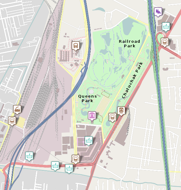 Chatuchak Area Map