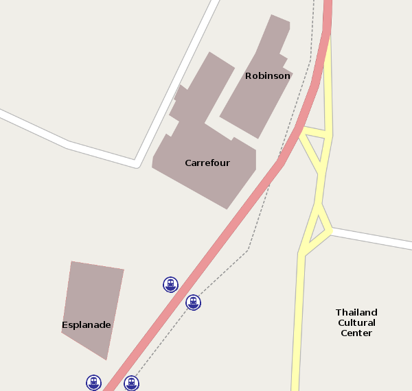 Cultural Center Station area map