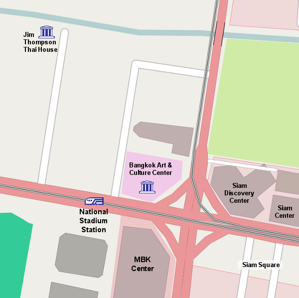 National Stadium Station area map