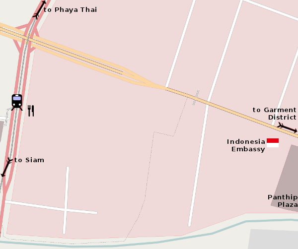 Ratchathewi Station Area Map