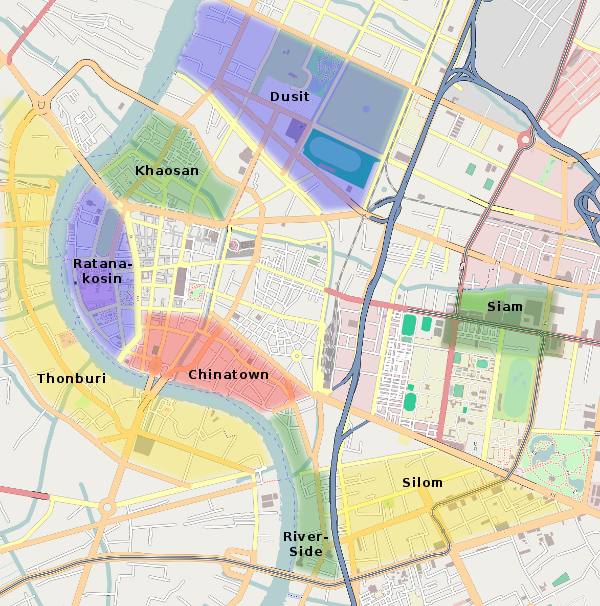 Overall Map of Bangkok