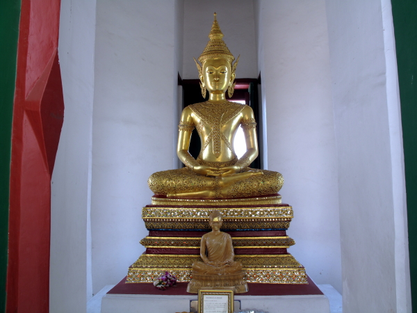 Buddha image in the south tower.