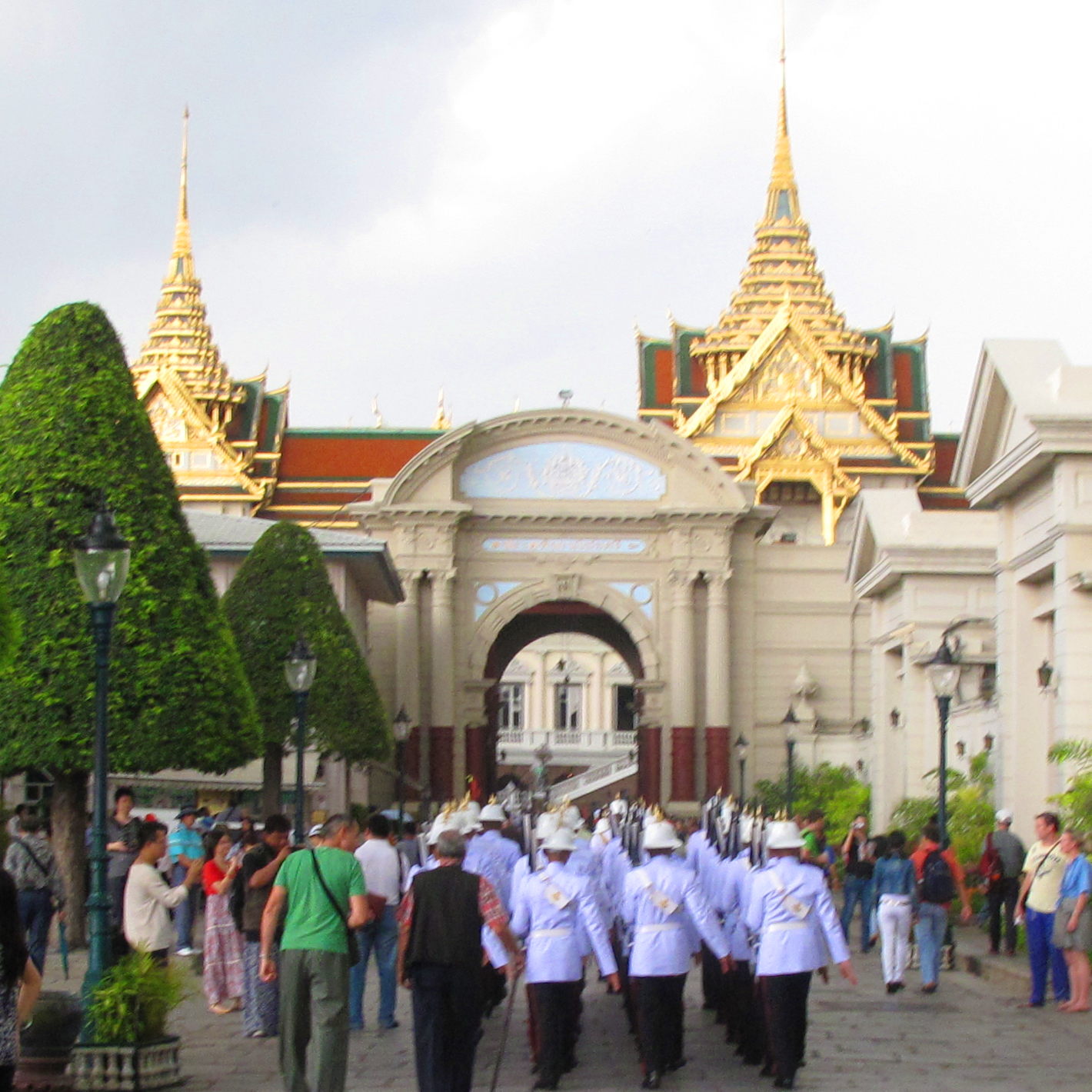 The entry walkway